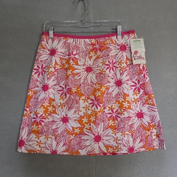 Lilly Pulitzer Dresses & Skirts - NWT Vtg Lilly Pulitzer Bermuda Pink Floral Reversible Wrap Skirt Size 12 READ*